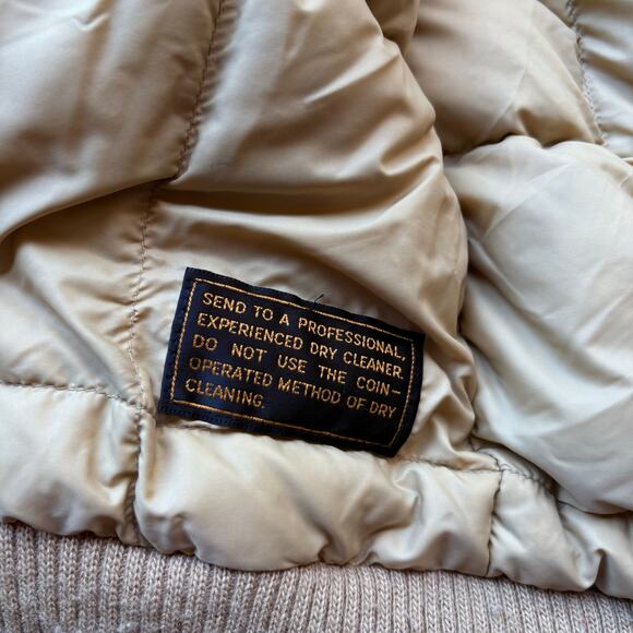 Crazy Rare Vintage Eddie Bauer Corduroy Goose Jacket - Picture 6 of 7